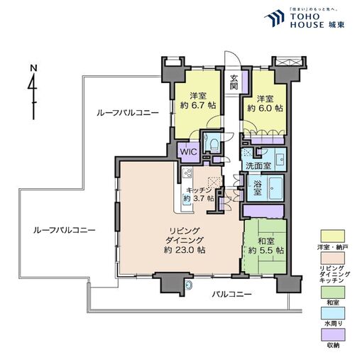 レーベンスクエアリハート東京の物件画像