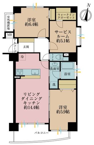サーパス平塚見附の物件画像