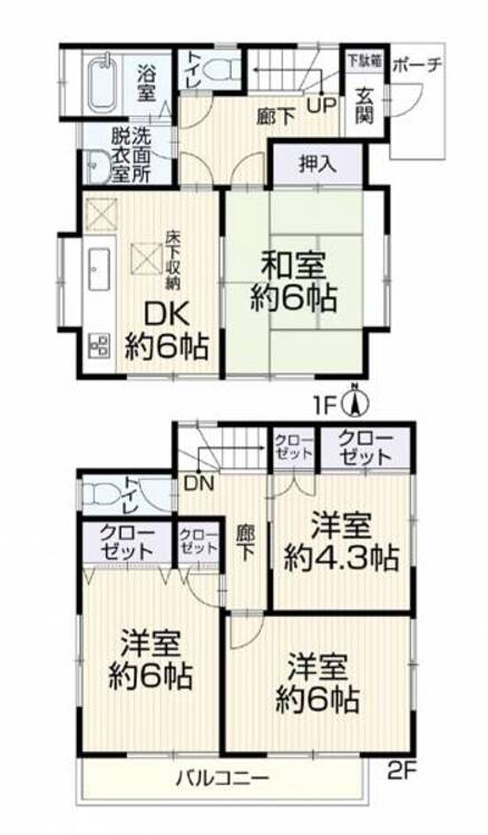 間取り 周囲の目を気にすることなく、プライベートな時間を過ごせる住まい