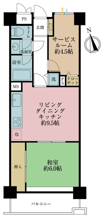 その他 1LDK+S（納戸）、専有面積50.74m2