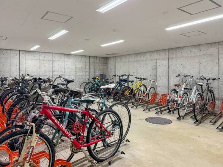 その他 敷地内に設けられた駐輪スペース。