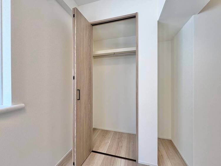 収納 居室にはクローゼットがあり、荷物もスッキリ収納して快適にお過ごしいただけます。