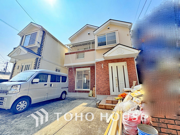 外観 〜ロフト・地下室付きリフォーム中古戸建て〜LDK17帖超えのゆとりある間取り〜