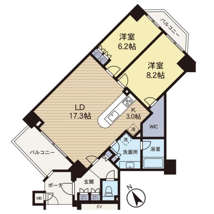 間取り 【間取り】中はきれいにお使いです。ぜひご覧ください！