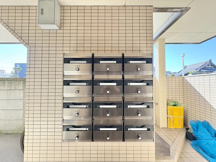 その他 郵便物を受け取るための郵便受けも、きちんと管理されています。