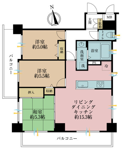 グランイーグル梅屋敷の物件画像