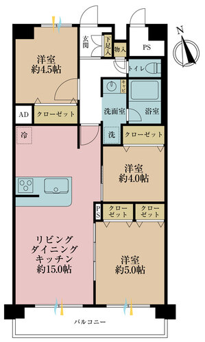 セントラルグリーンハイツの物件画像
