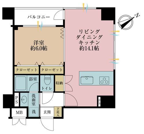 リヴシティ中央区築地の物件画像