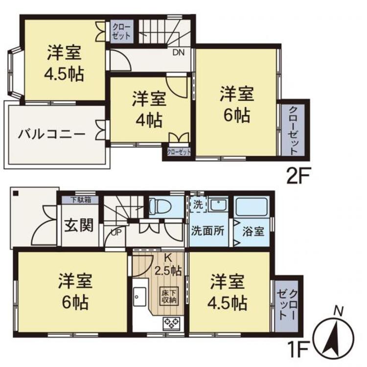 間取り 【間取り図】広々5Kの間取りです！リフォーム物件です！