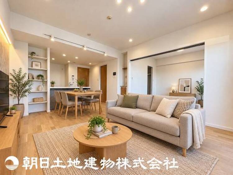 居間 ※本画像はCGで作成しており現地に家具は置かれておりません。また、価格に家具は含まれておりません