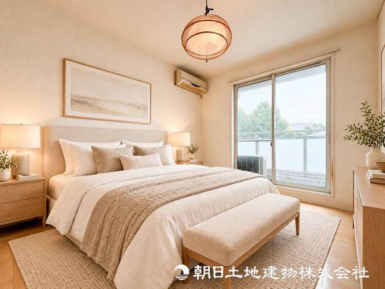 内装 【洋室】大切な家族一人ひとりの大切な個別空間。趣味・感性で個性的に飾って頂けるようシンプルに仕上げてあります。