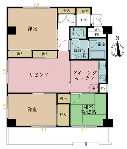 溝の口セントラルマンションの物件画像