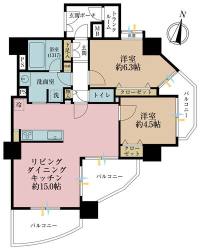 レックス大塚山の手台の物件画像