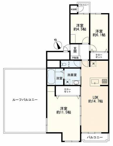 新川崎グランドハイツの物件画像