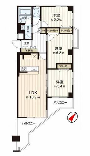 クレストコート東戸塚IIの物件画像