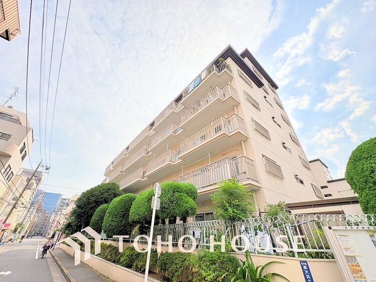 外観 〜10階部分角部屋〜南向きにつき陽当たり良好〜「大森」駅まで徒歩6分〜2LDKリフォーム済住戸〜