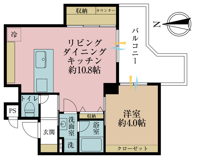 その他 2LDK+S（納戸）、専有面積85.71m2、バルコニー面積11.88m2