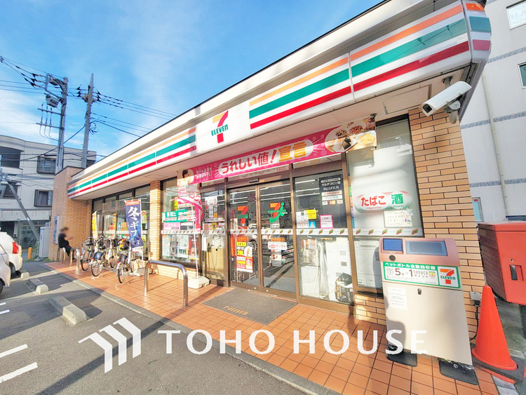 周辺 セブンイレブン 川崎新作店　距離750m