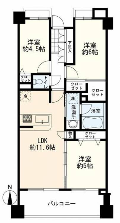 間取り ３ＬＤＫ