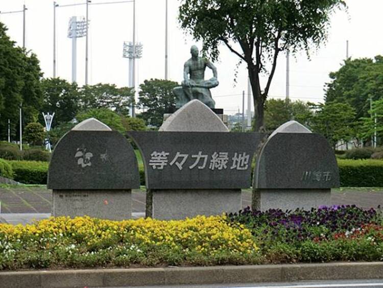 周辺 等々力緑地　1020ｍ