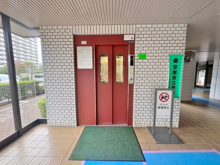 収納 エレベーターの管理も、きちんと行き届いてます。