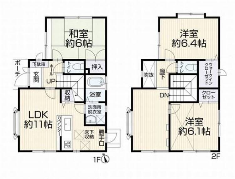 間取り 間取図　３LDK