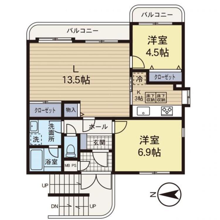 間取り 【間取り】中はきれいにお使いです。ご予約をいただければご覧いただけます。