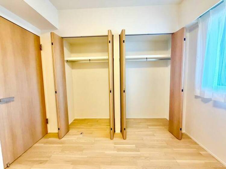 収納 各居室にクローゼットがあり、洋服タンスなどを置く必要がないのでお部屋を広く使えます。