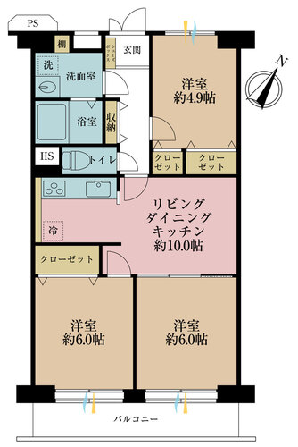 鶴見スカイハイツＡ棟の物件画像