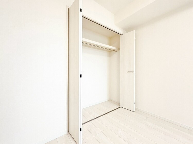 収納 居室にはクローゼットがあり、荷物もスッキリ収納して快適にお過ごしいただけます。