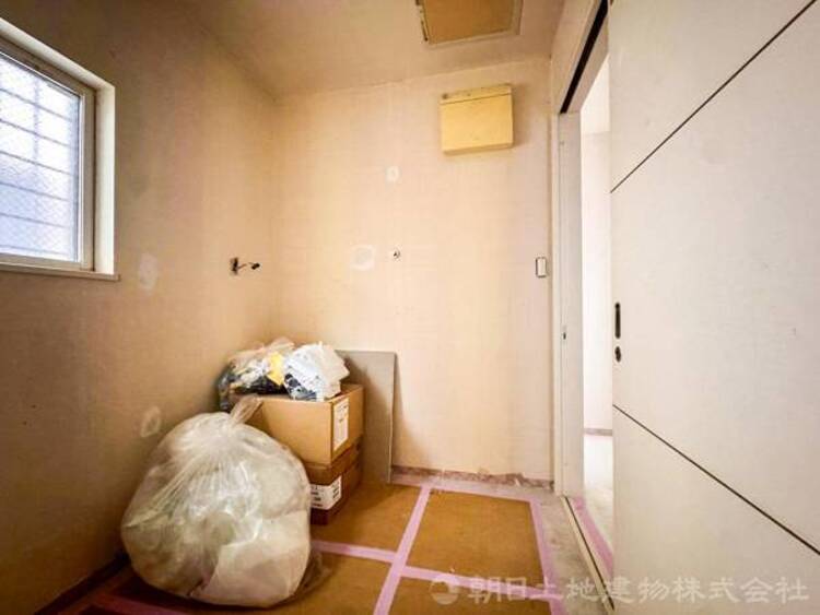 洗面 【洗面・脱衣所】使用頻度の高い場所だからこそ便利な空間に。多人数での使用も考えた便利な空間です 