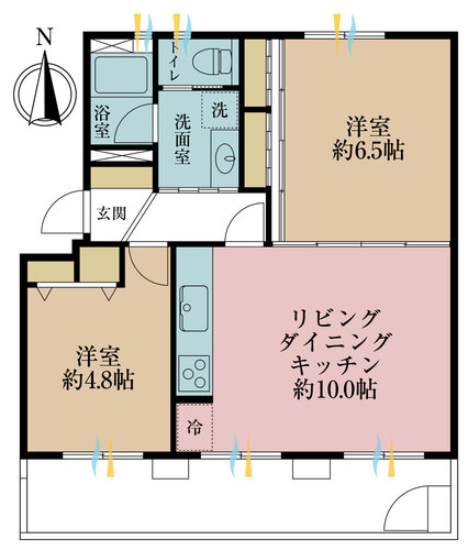 高円寺日東マンションＢ棟の物件画像