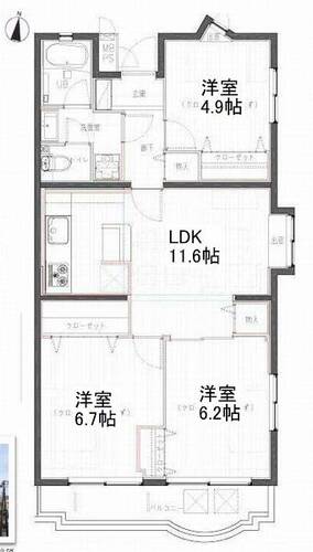 サンハイツ川崎の物件画像