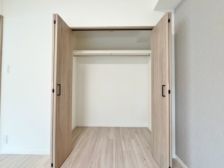 収納 居室にはクローゼットがあり、荷物もスッキリ収納して快適にお過ごしいただけます。