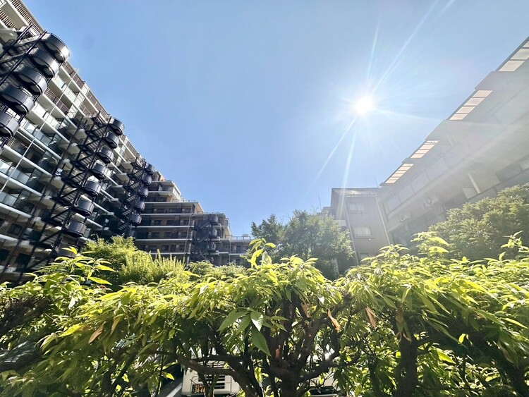 バルコニー 窓を開けると広がる青空。心をリフレッシュして日々を過ごしていきましょう。