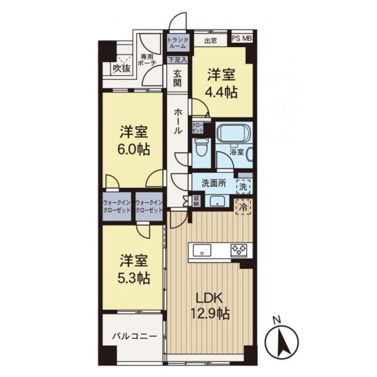 間取り 【間取り】リフォーム完了したお部屋ですので中をぜひご覧になってください！