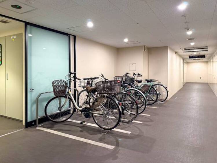 その他 敷地内に設けられた駐輪スペース。
