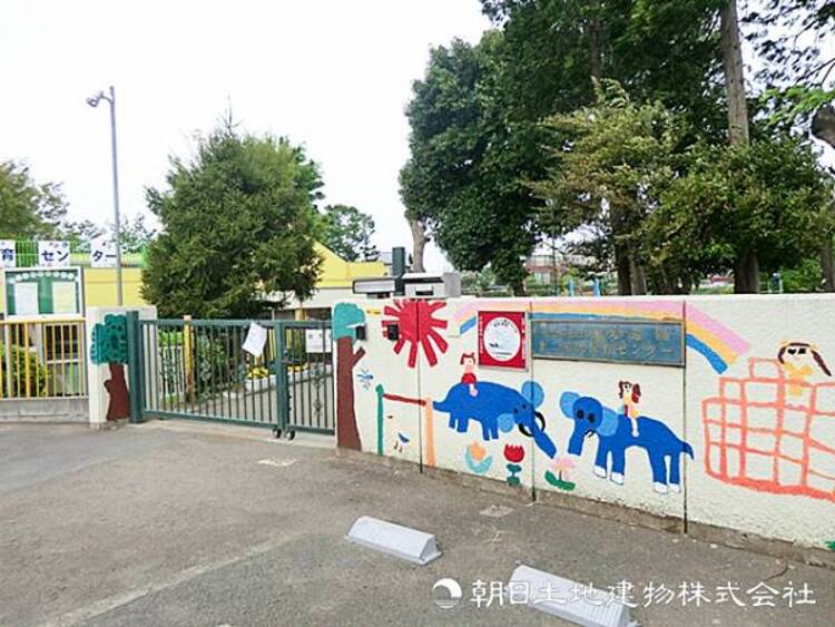 周辺 【第二福澤保育センター】600ｍ　広い園庭や豊かな自然環境を活かしてのびのびと遊ぶことができます。食育に力を入れていたり、絵画や剣道といった豊富な体験活動も取り入れています。