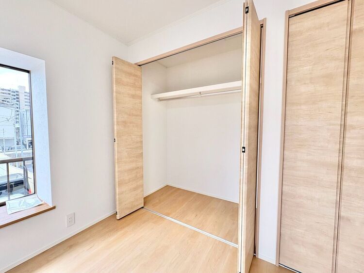収納 居室にはクローゼットがあり、荷物もスッキリ収納して快適にお過ごしいただけます。