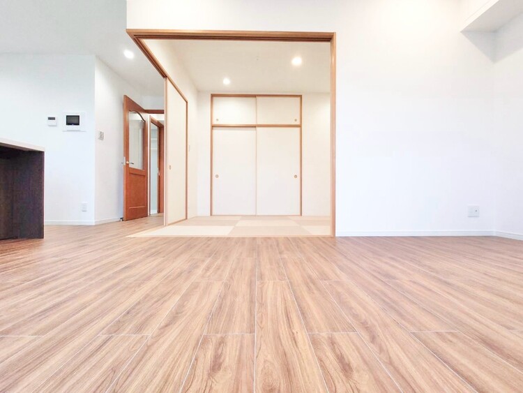 居間 「空間が織り成すひとつ先の住み心地」を演出します。