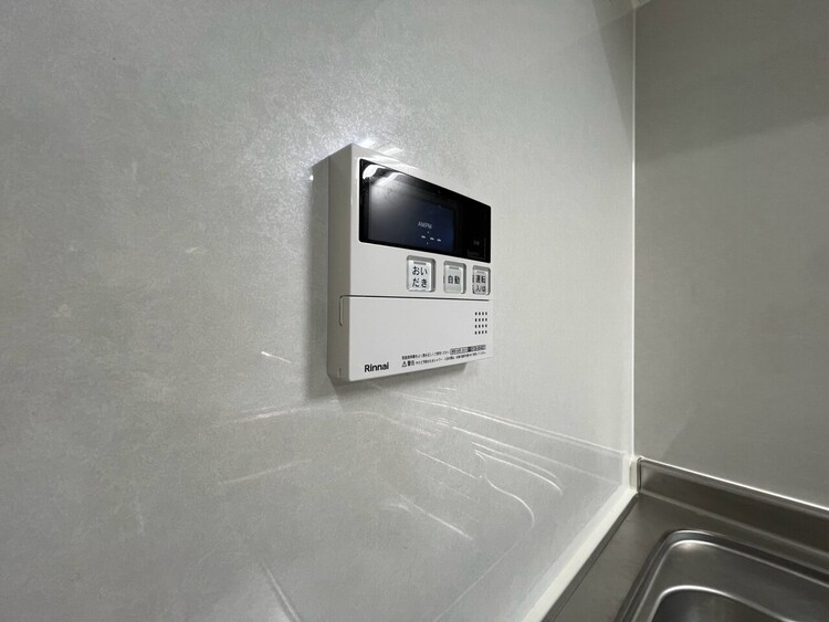 設備 見やすい画面で操作しやすい給湯パネルです。