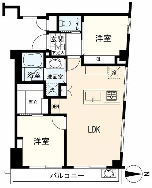 間取り 間取図　２ＬＤＫ