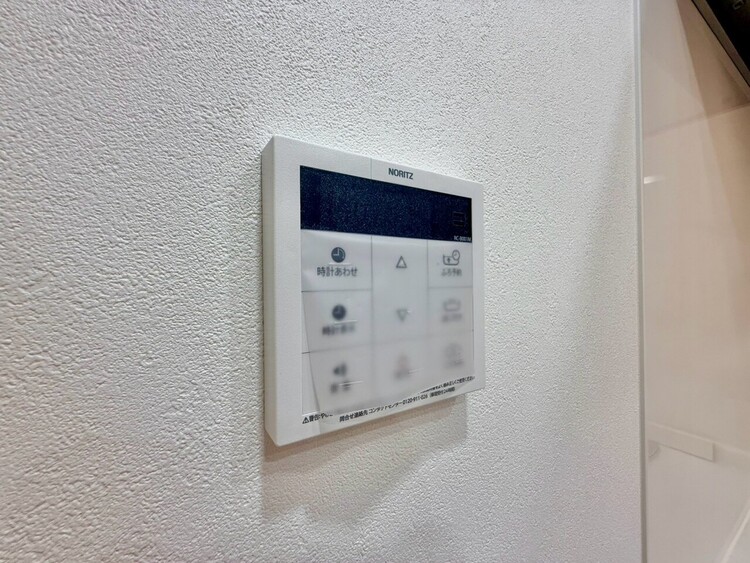 設備 見やすい画面で操作しやすい給湯パネルです。