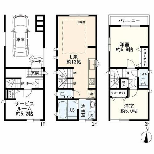 港北区新吉田東８丁目　中古一戸建ての物件画像