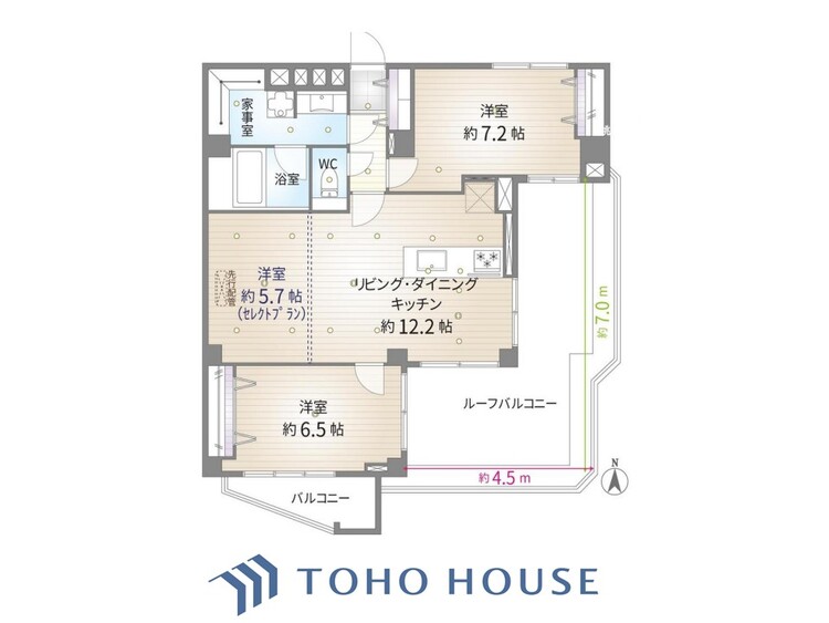 間取り 家族みんなの笑顔が、笑い声が絶えない幸せいっぱいのこの場所で新たな生活が始まる。