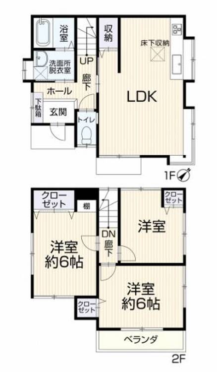 間取り お子様の通学や公園・お買物にも便利な好立地。