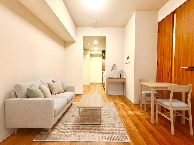 内装 【LIVING】※この画像の家具の配置には、生成AIによる加工を施しております。なお、家具や調度品は、販売価格に含まれません。