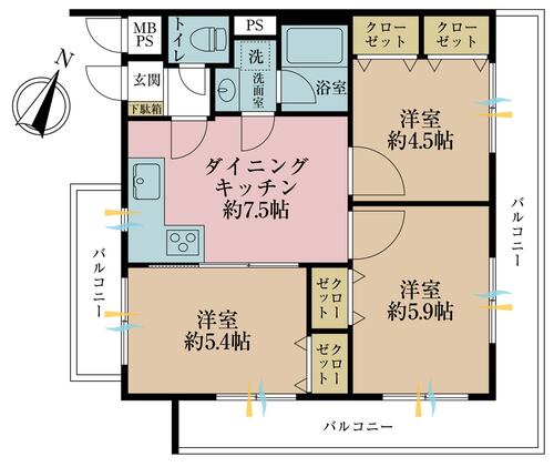 ダイアパレス西戸部の物件画像