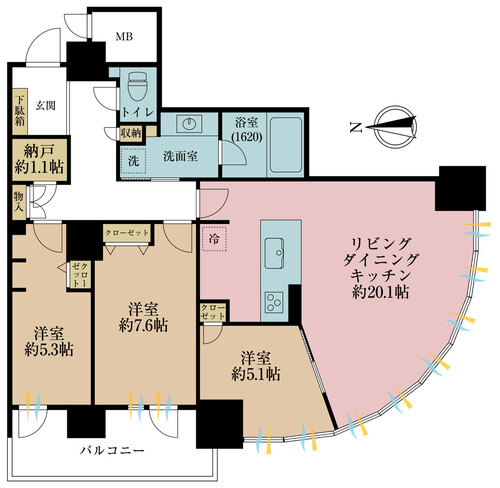 パークシティ武蔵小杉ステーションフォレストタワーの物件画像