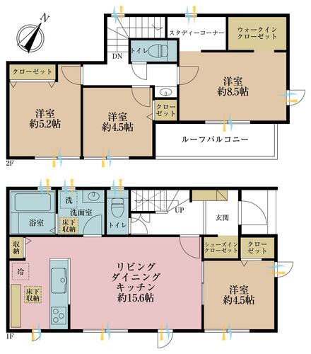 松戸市上本郷　２４−２期・全４棟の物件画像